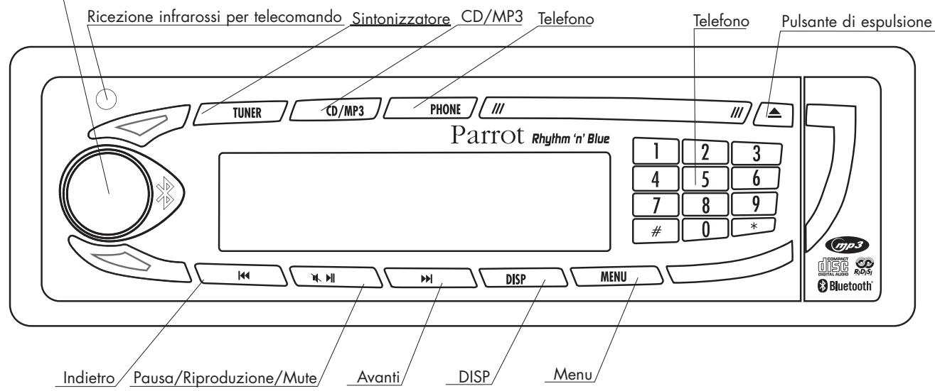 PARROT RHYTHMNBLUE - FRONTALINO - 1