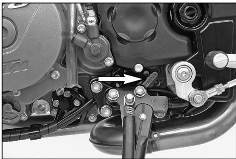 KTM 990 SUPER DUKE - Numéro de cadre, plaque de constructeur - 1