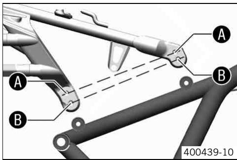 KTM 1190 RC8 R FR - Position de l'arrière du cadre - 1