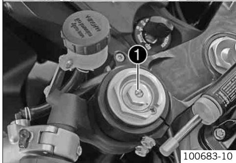 KTM 1190 RC8 R FR - Régler l'amortissement de détente de la fourche - 3