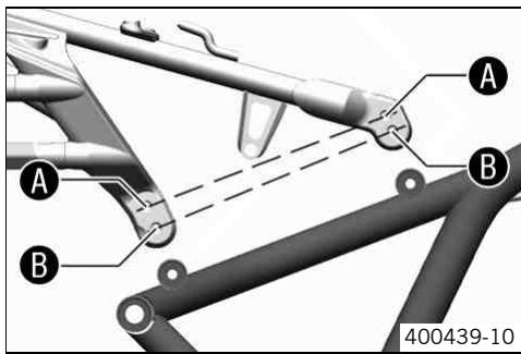 KTM 1190 RC8 R JP - Position de l'arrière du cadre - 1