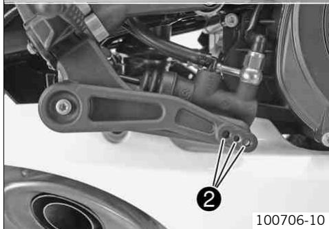 KTM 1190 RC8 R JP - Régler la plaque de pédale de frein - 2