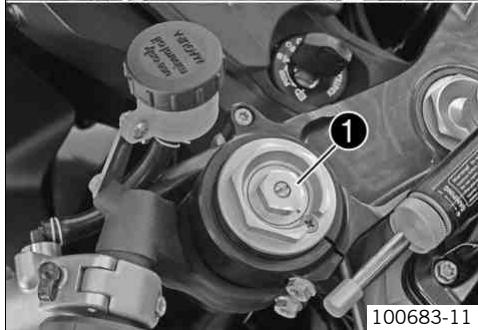 KTM 1190 RC8 R JP - Régler la prétention du ressort de la fourche - 3