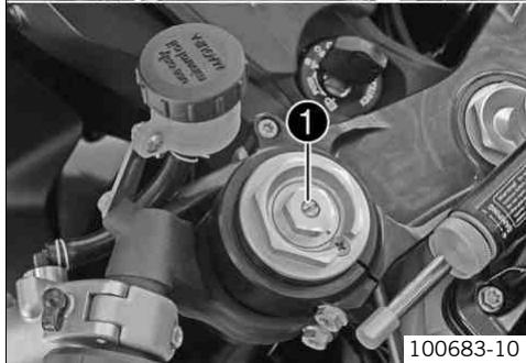 KTM 1190 RC8 R JP - Régler l'amortissement de détente de la fourche - 3