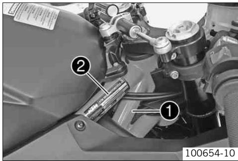 KTM 1190 RC8 R JP - Numéro de chassis/plaque signalétique - 1