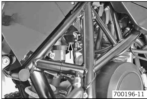 KTM 690 DUKE JP - Positionner le bouton map-select sur le réglage soft. - 1