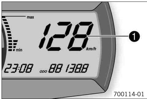 KTM 690 DUKE JP - Tableau de bord - indicateur de vitesse - 1