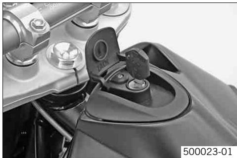 KTM 690 DUKE JP - Fermer le bouchon du réservoir - 1