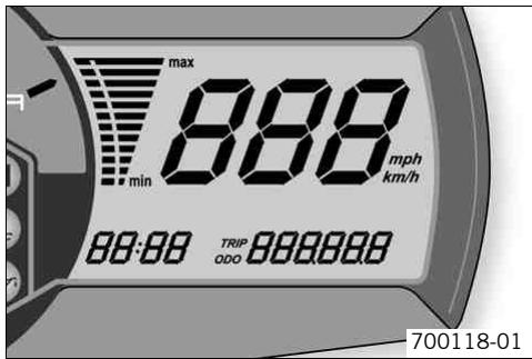 KTM 690 DUKE JP - Tableau de bord - écran - 1