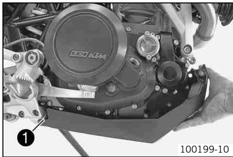 KTM 690 ENDURO EU - Poser la protection moteur - 1