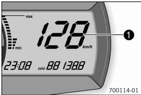 KTM 690 ENDURO EU - Tableau de bord - indicateur de vitesse - 1
