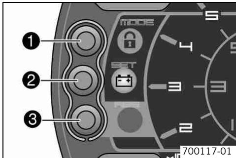 KTM 690 ENDURO EU - Tableau de bord - touches de fonctions - 1