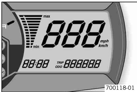 KTM 690 ENDURO EU - Tableau de bord - écran - 1