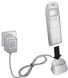 SAGEMCOM PHONEFAX 48TDS DUO - Introduire les batteries dans le combiné - 4