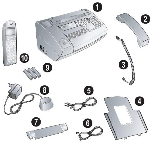SAGEMCOM PHONEFAX 48TDS DUO - Contenu de l'emballage - 1