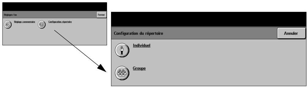XEROX COPYCENTRE C45 DIGITAL COPIER - Configuration du repertoire - 2