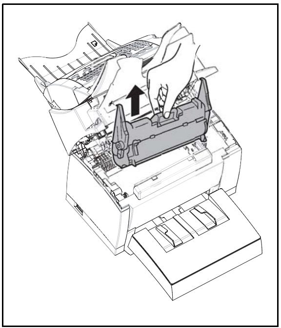 XEROX FAXCENTRE F116 - Replacing the drum cartridge - 3