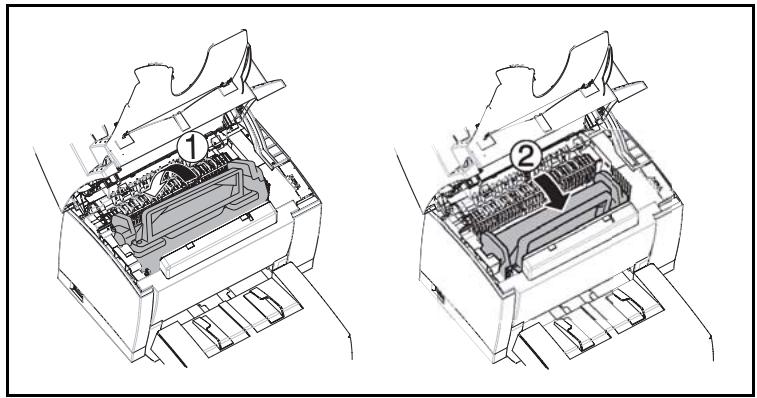 XEROX FAXCENTRE F116 - Replacing the drum cartridge - 8