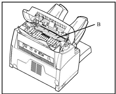 XEROX FAXCENTRE F116 - Cleaning the scanner's glass - 2