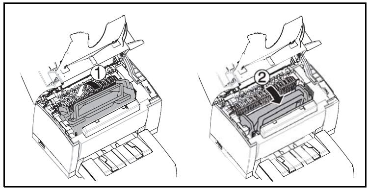 XEROX FAXCENTRE F116 - Replacing the toner cartridge - 8