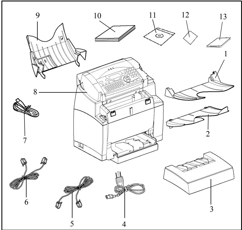 XEROX FAXCENTRE F116 - UNPACKING THE MACHINE PARTS - 1