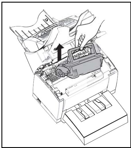 XEROX FAXCENTRE F116 - Replacing the drum cartridge - 2