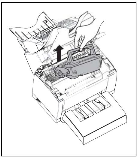 XEROX FAXCENTRE F116 - Replacing the toner cartridge - 3