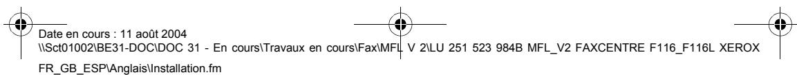 XEROX FAXCENTRE F116 - INSTALLATION REQUIREMENTS - 5