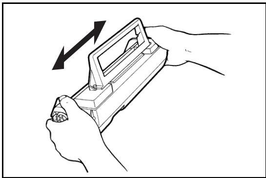 XEROX FAXCENTRE F116 - Replacing the toner cartridge - 5