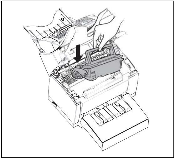 XEROX FAXCENTRE F116 - Replacing the toner cartridge - 6