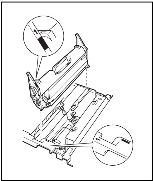 XEROX FAXCENTRE F116 - Replacing the drum cartridge - 5