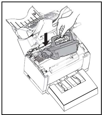 XEROX FAXCENTRE F116 - Replacing the drum cartridge - 6