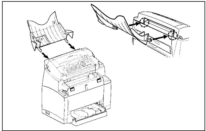 XEROX FAXCENTRE F116 - INSTALLING THE DOCUMENT FEED TRAY - 1