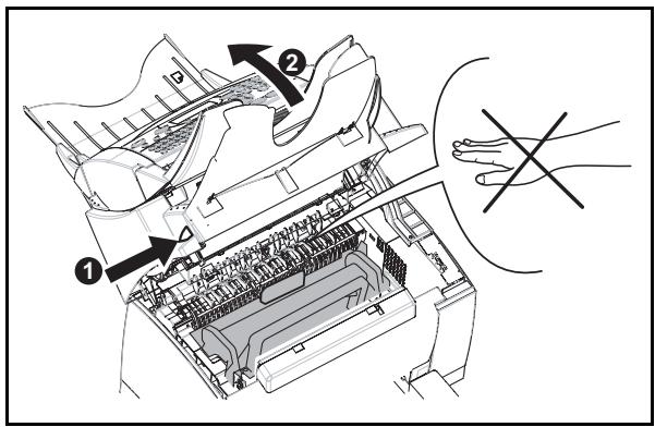 XEROX FAXCENTRE F116 - Replacing the drum cartridge - 1