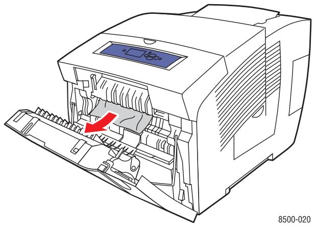 XEROX PHASER 8550 - Bourrage au niveau du capot avant - 2