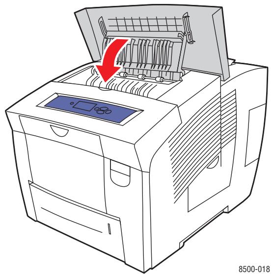 XEROX PHASER 8550 - Bourrage au niveau du capot avant - 8