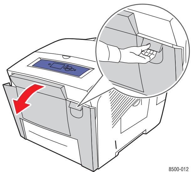XEROX PHASER 8550 - Bourrage au niveau du capot avant - 1