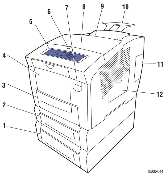 XEROX PHASER 8550 - Vue avant latérale droite - 1