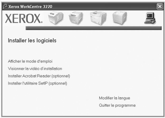 XEROX WORKCENTRE 3220 - Installation du logiciel - 2