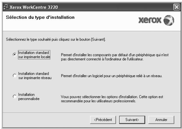 XEROX WORKCENTRE 3220 - Installation du logiciel pour une impression en mode local - 2