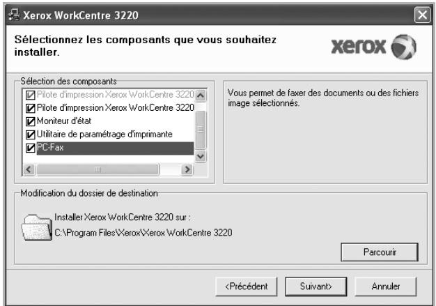 XEROX WORKCENTRE 3220 - Installation du logiciel pc-fax - 1
