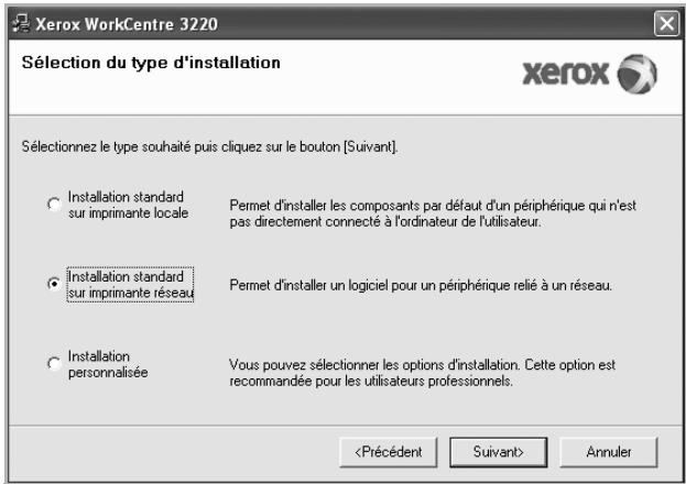 XEROX WORKCENTRE 3220 - Installation du logiciel pour une impression en réseau - 2