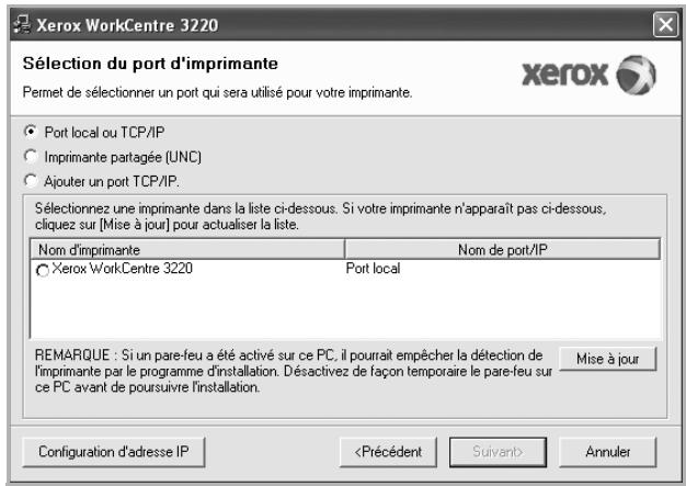 XEROX WORKCENTRE 3220 - Réinstallation du logiciel d'impression - 1