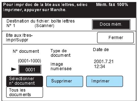 XEROX WORKCENTRE PRO 428 DIGITAL COPIER - Sélectionner Bte aux Itres-Impr/Suppr. - 3