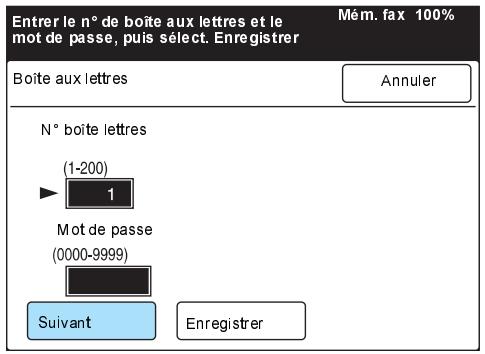 XEROX WORKCENTRE PRO 428 DIGITAL COPIER - Sélectionner Boîte aux lettres. - 2