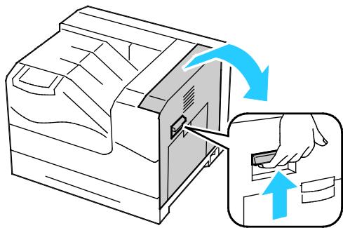 XEROX PHASER 6700 - Résolution des incidents papier au niveau de la porte latérale droite - 3