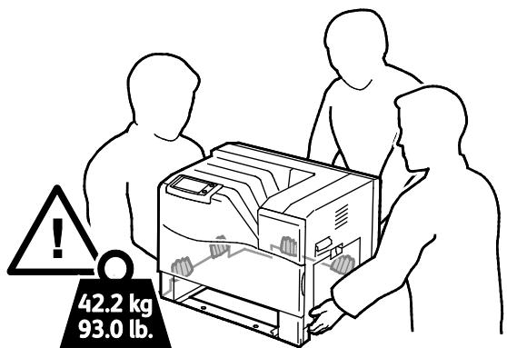 XEROX PHASER 6700 - Déplacement de l'imprimante - 2