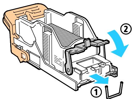 XEROX PHASER 6700 - Résolution d'incidents au niveau de l'agrafeuse - 6