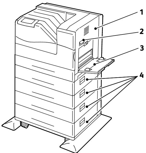 XEROX PHASER 6700 - Vue latérale droite - 1