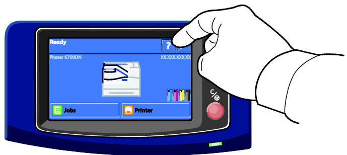 XEROX PHASER 6700 - Aide du panneau de commande - 1